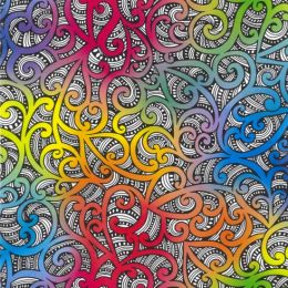 Extra Wide Fabric | Te Koripi Multicolour