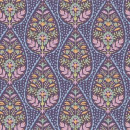 Tilda Sanctuary Fabric | Adina Eggplant