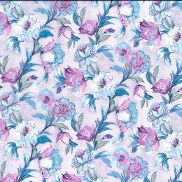 Cotton Lawn Digital Print | Floral Design