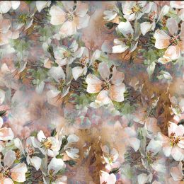 Cotton Lawn Digital Print | Floral Design