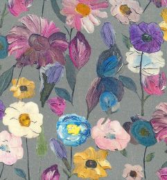 Viscose & Linen Digital Print Fabric