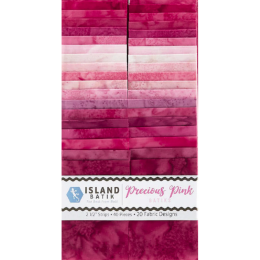 Island Batik Fabric Strip Pack | Precious Pinks