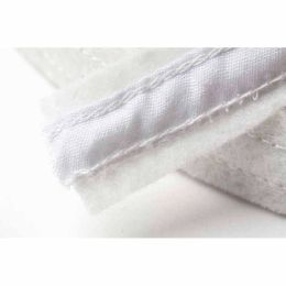 18mm Felt Covered Polyester Boning | White