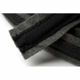 18mm Felt Covered Polyester Boning | Charcoal