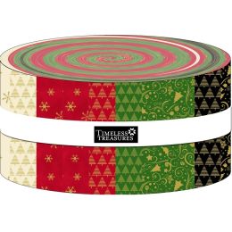 Timeless Treasures Holiday Blenders Jelly Roll