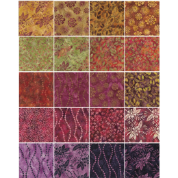 Island Batik Fabric Strip Pack | Earthly Enchantment