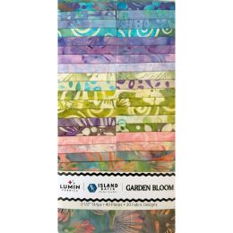 Island Batik Fabric Strip Pack | Garden Bloom