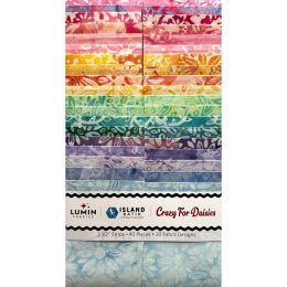Island Batik Fabric Strip Pack | Crazy For Daisies