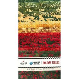 Island Batik Fabric Strip Pack | Holiday Follies