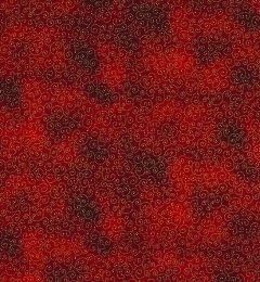 Stitch It Metallic Christmas Fabric | Festive Swirl Red