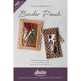 Binder Pouch Paper Pattern by Sallie Tomato