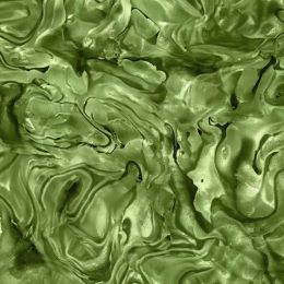 Extra Wide Fabric | Convolution Marble Green
