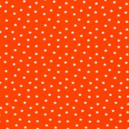 Cotton Rich Jersey Fabric | Star Orange