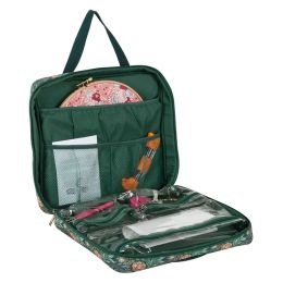 William Morris Inspired - Green | Embroidery Hoop Project Bag