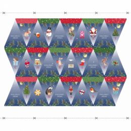 Woodland Christmas Fabric | Bunting Panel