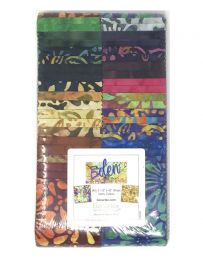 Cotton Fabric Strip Pack Bali Eden - Benartex
