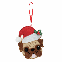Festive Felt Pug Kit