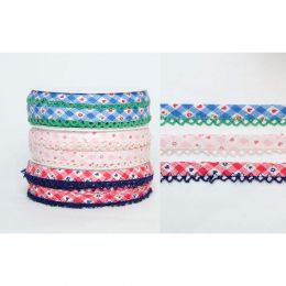Bias Binding Frilled Edge, 14mm | Multiple Colour Options