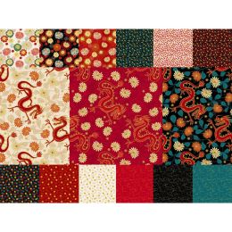 Year Of The Dragon Lewis & Irene Fabric | Fat Quarter Pack