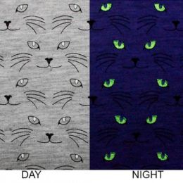 Glow In The Dark Jersey Fabric | Cats