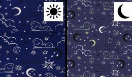 Glow In The Dark Poplin | Universe