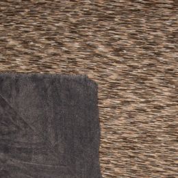 Luxury Sweatshirt Fabric | Multi - Camel