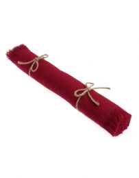 Hessian Fabric Red