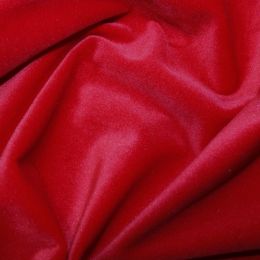 High Velvet Fabric | Red