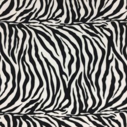 Printed AntiPil Polar Fleece | Zebra