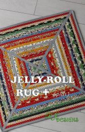Jelly Roll Rug Plus | R J Designs