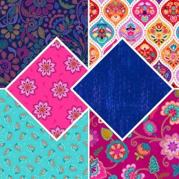 Sambramha Fabric By John Scott | Fat Quarter Pack 2