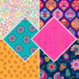 Sambramha Fabric By John Scott | Fat Quarter Pack 3
