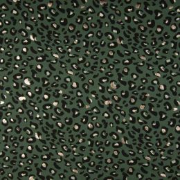 Cotton Rich Jersey Fabric | Foil - Panther Army