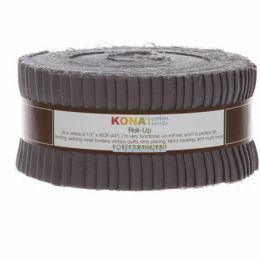 Kona Cotton Fabric Roll Up | Coal
