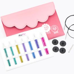 KnitPro - Zing - Circular Interchangeable Special Knitting Needles Midi Set
