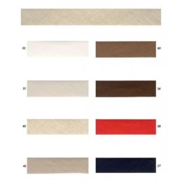 Linen Bias Binding 20mm | Multiple Shade Options