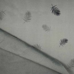Lizzy Sweatshirt Fabric | Leaf Grey