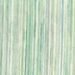 Luxury Touch Hemp Linen Blend Fabric | Green Stripe