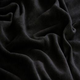 Micro Fleece Fabric | Black