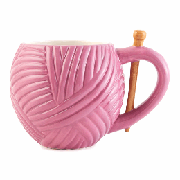Yarn Ball Pink Mug - Empress Mills