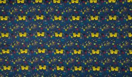 Noble Cotton Fabric | Knights Navy