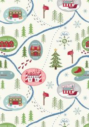 North Pole Christmas | Santa Map On Snow