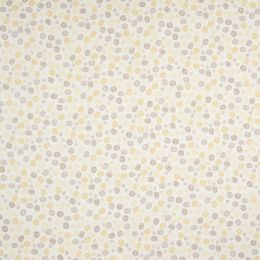 Organic Cotton Fabric | Pin Dots Dusty Ochre