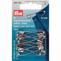 Safety Pins With Ball 41mm, 10pcs | Prym