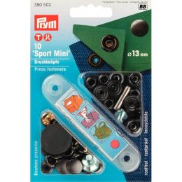 13mm Black Oxidised | Outdoor Mini Press Fastener & Tool | Prym