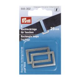 Rectangle Loop For Bags 25mm | Antique Silver | Prym