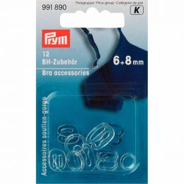 Bra Accessories Pack, 6mm & 8mm Transparent | Prym