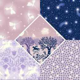 Glow Fairies Lewis & Irene Fabric | Fat Quarter Pack All Designs