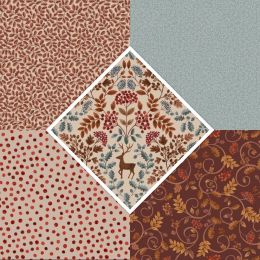Cranborne Chase Lewis & Irene Fabric | Fat Quarter Pack 3