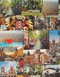 Digitally Printed Cotton Fabric | Amsterdam